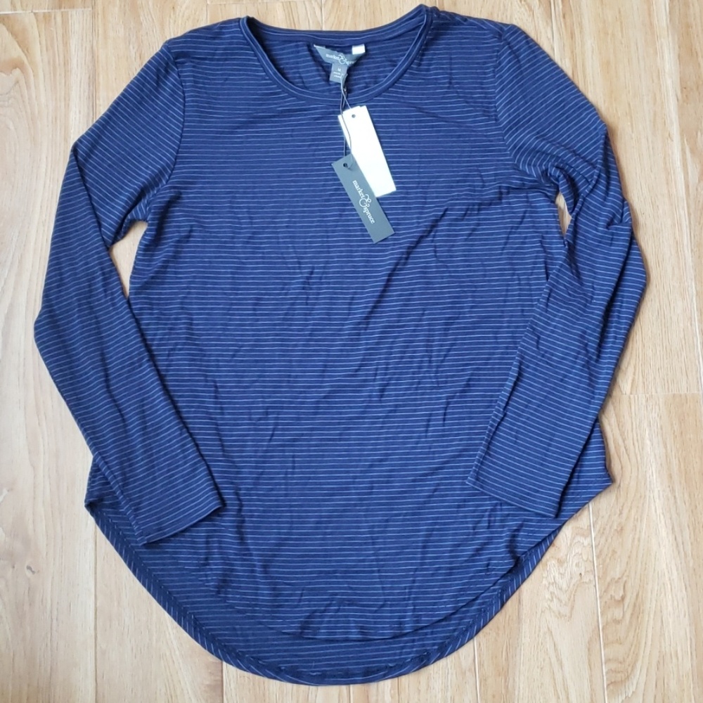 Market & Spruce Flosom Crew Neck Knit Top